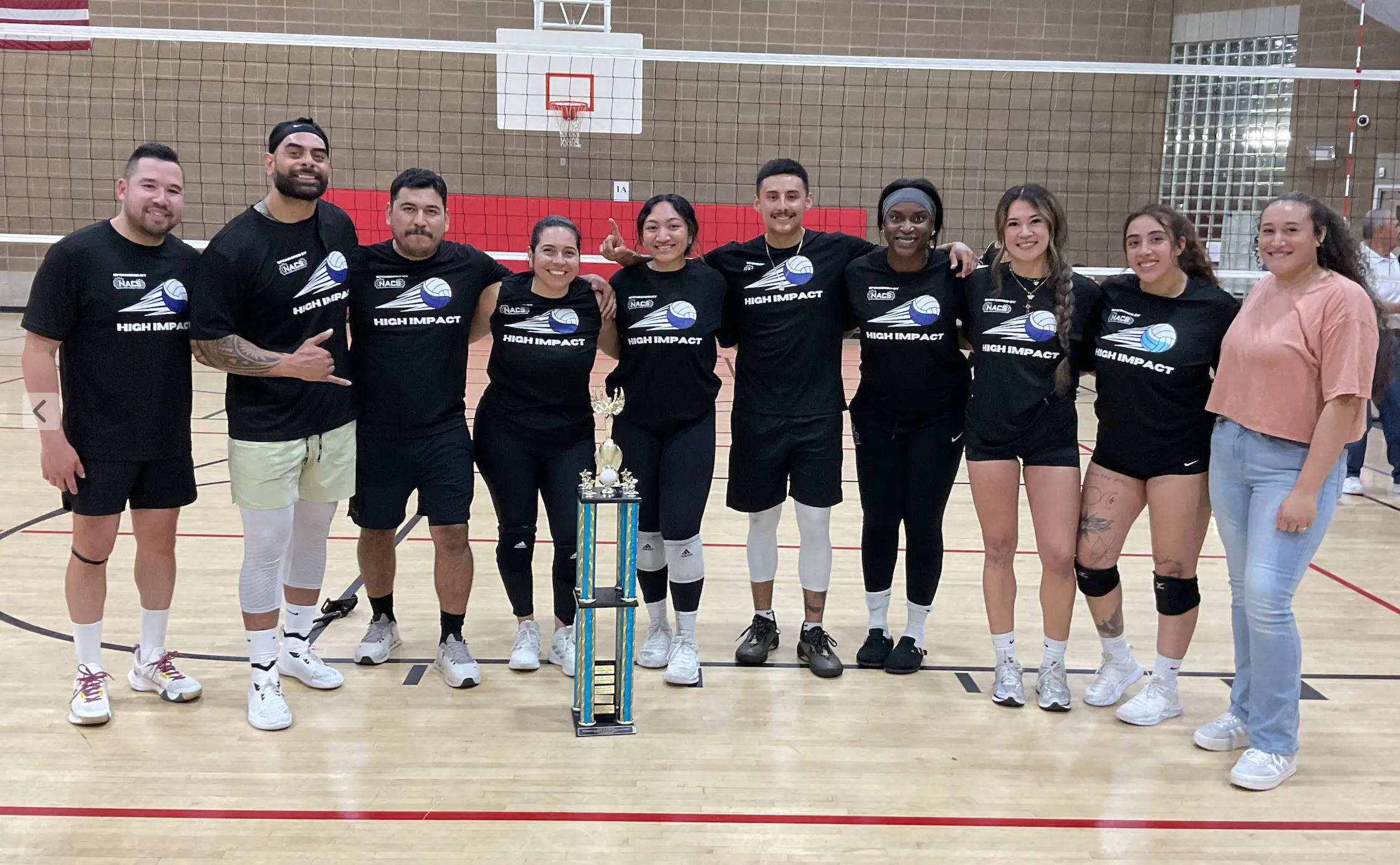 NACS sponsored volleyball team CO-ed 2025