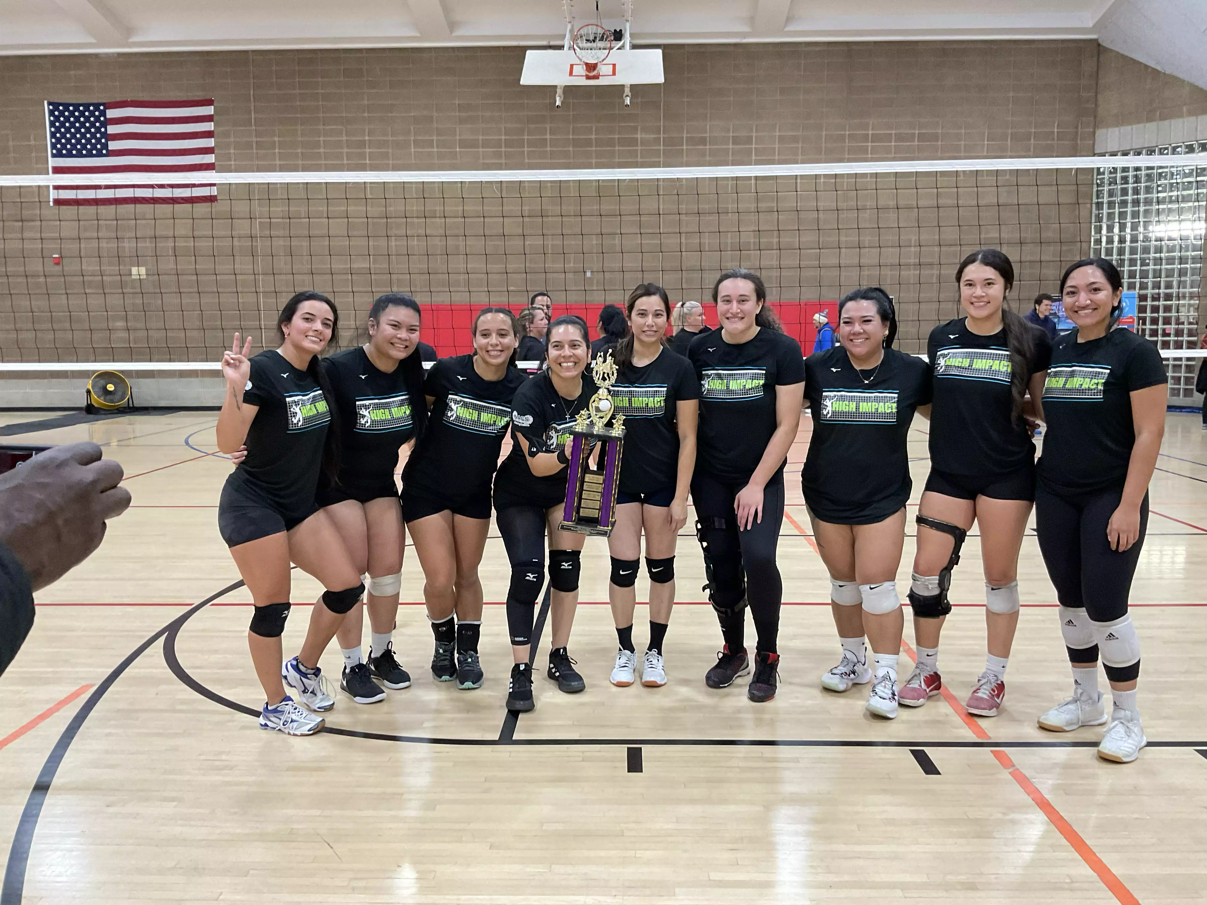 NACS sponsored volleyball team
